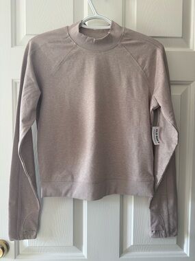 Old Navy Mauve Mock Neck Long Sleeve Pullover
